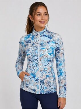 Gallery Print DOLCEZZA Zip Jacket Artistic Pattern S